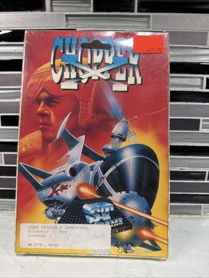 Vintage Atari ST Chopper X Factory Sealed NOS 1989 Big Box Masterreonic Rare