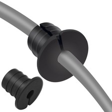 Cable Grommet Routing Kit for Starlink 3/4 inch Wall 2pcs, Black
