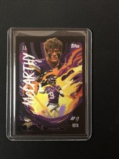 2025 Topps Chrome - Ultra Violet J.J. McCarthy #UV-14 Minnesota Vikings