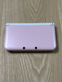 Very Good Nintendo 3DS LL Pink White Console Japanese Tested Working Japan