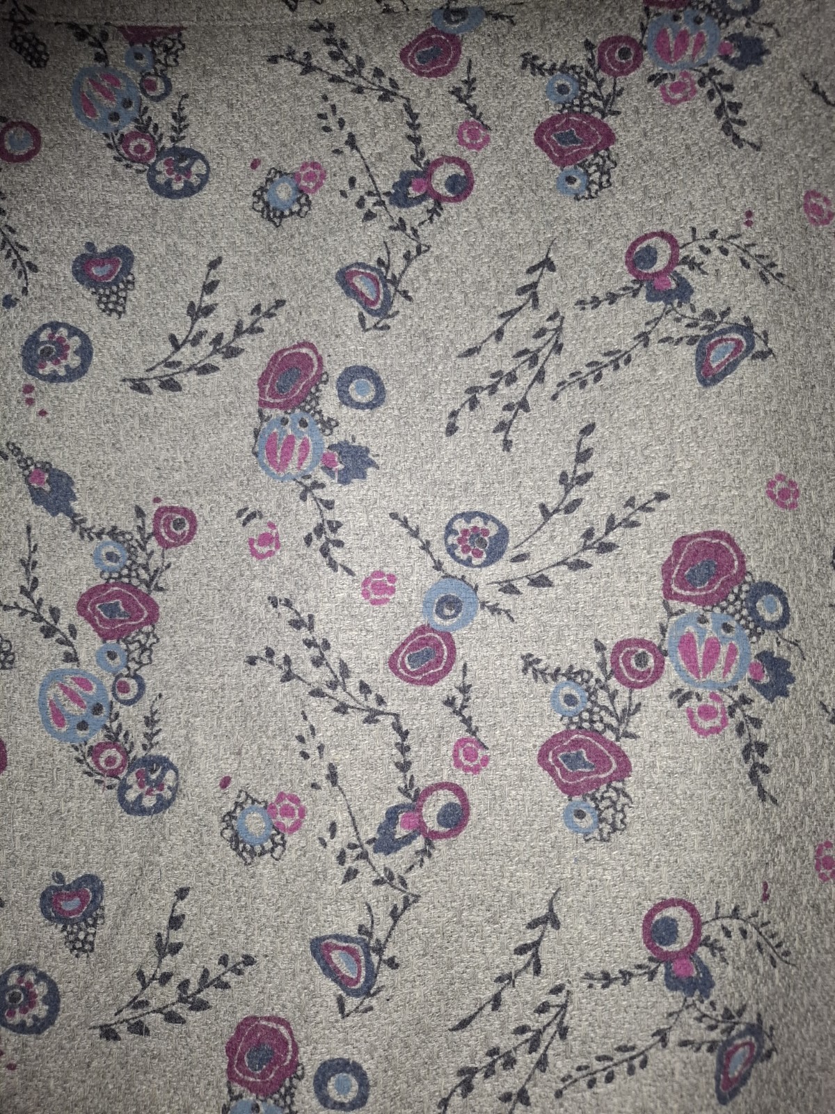 WHITE STUFF GREY PATTERNED WOOL MIX STRAIGHT SKIR… - image 2