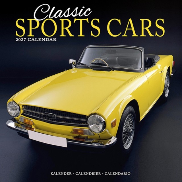 Classic Sports Cars 2027 Calendar Square Wall by Publishing Avonside | 2026 - Image 2