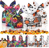 Halloween SüßIgkeitstüTen 120 StüCk Mit Hasenohren GeschenktüTen Party Deko