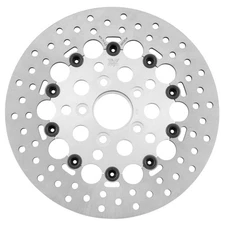 Twin Power FRT 11.5 FLTG Rotor Holes SILV 1441RS