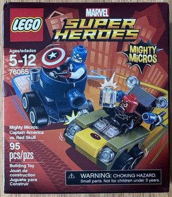 LEGO 76065 Marvel Super Heroes Mighty Micros: Captain America Vs. Red Skull, New
