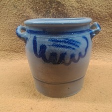 Alter Steingut Schmalztopf / Einmachtopf, 3 l. Westerwälder Keramik