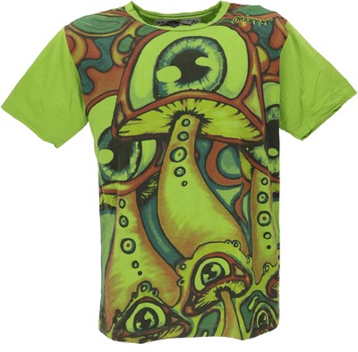 Mirror T-Shirt - Mushroom/grün