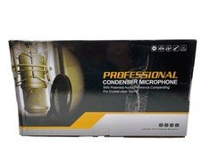 Professional Condenser Microphone Set With V8 Sound Card For Studio  Podcast