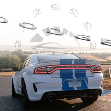 For Charger Rear Trunk Lid Letters Chrome Emblem Badge Silver Nameplate