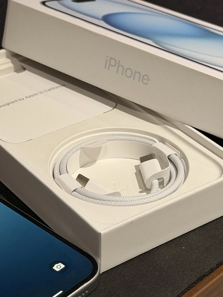 iphone 15 plus 128gb blau neuwertig 87% - OVP Alles Dabei - Bild 4 von 4