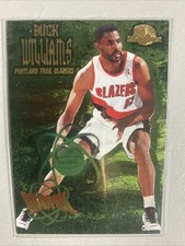 Vintage 1995 FLEER SKYBOX ATOMIC Chrome Basketball Card A5 BUCK WILLIAMS Blazers