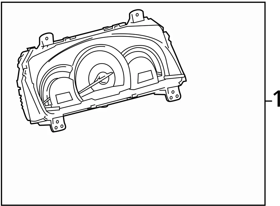 Instrumentos de Velocímetro Toyota Camry 2015-2017 AKPSJ Foto 4 de 4