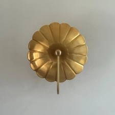 Handgefertigte Vintage Messing Wandleuchte Handarbeit Blumenmuster mit warmem...