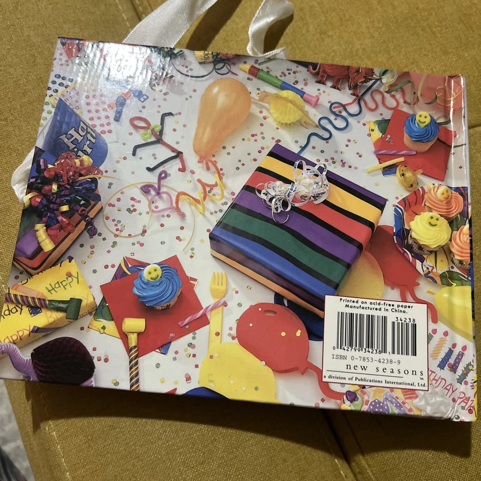 Libro álbum de fotos globos de feliz cumpleaños nueva temporada 7 páginas recuerdos felices gratis🎁 Foto 2 de 4
