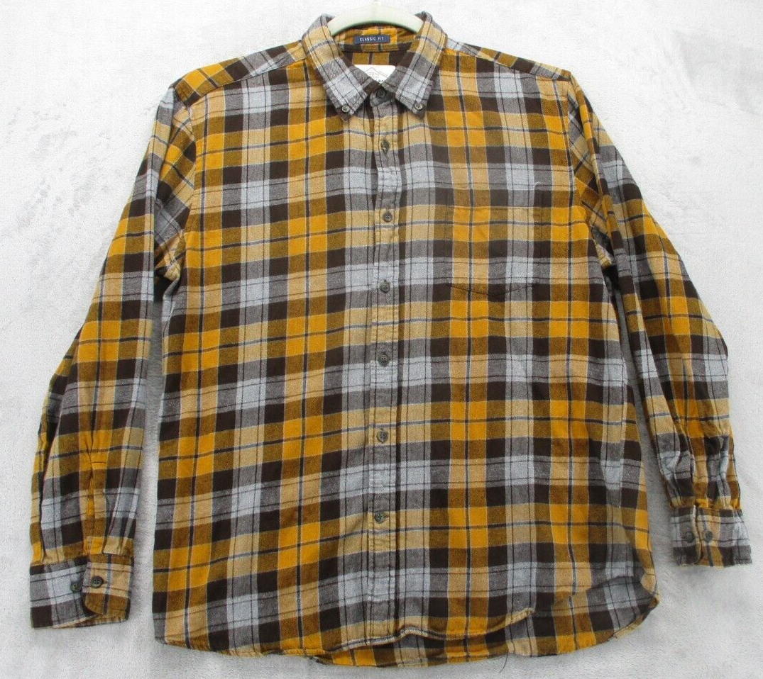 トップス ST. JOHN'S BAY quilting flannel shirt VINTAGE 90s St Johns Bay Plaid Flannel Lined Button Up Shirt