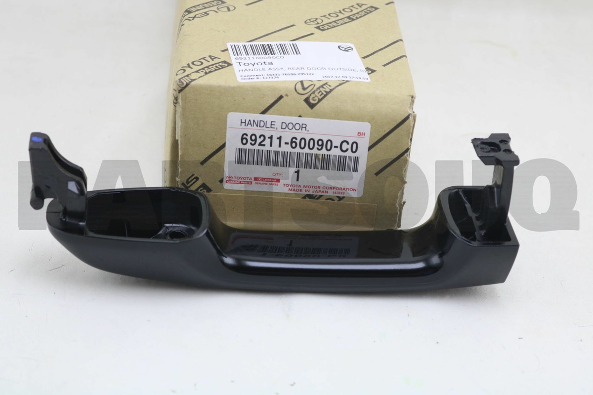 6921160090C0 Genuine Toyota HANDLE ASSY, REAR DOOR OUTSIDE, RH/LH