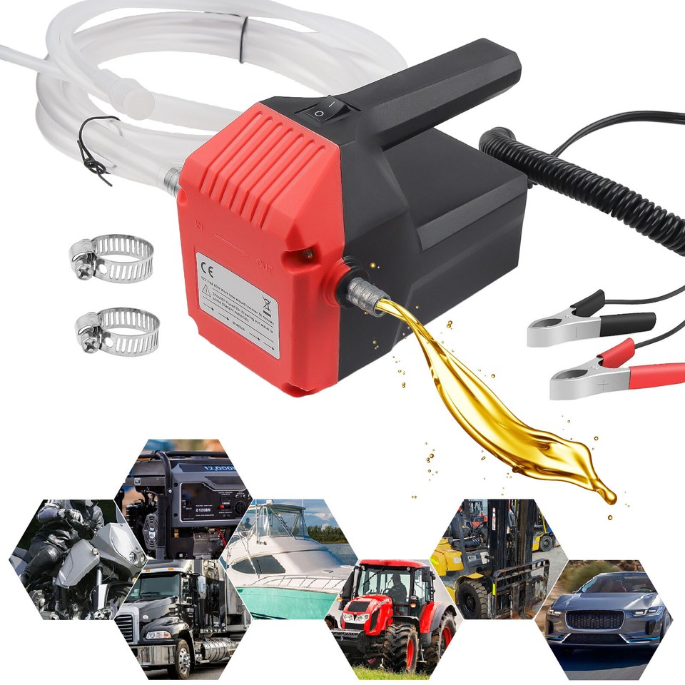 12V Electric Transfer Pump Oil Diesel Car Tractor Transmission Fluid