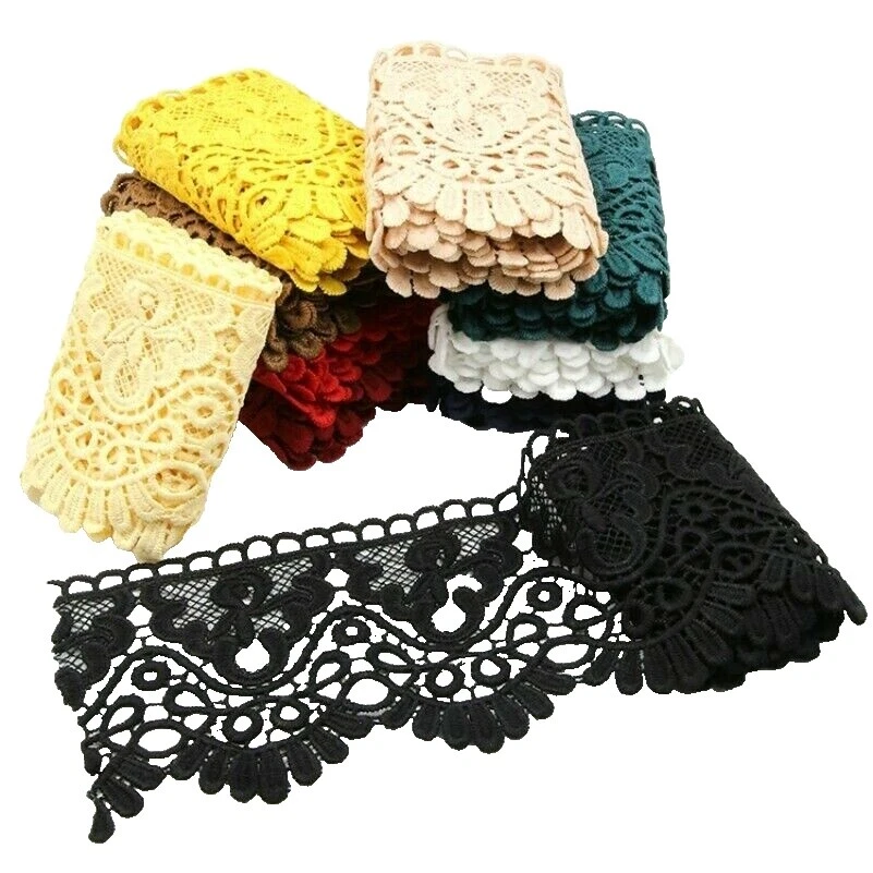 Lot Multicolor Guipure Lace Sewing Trims