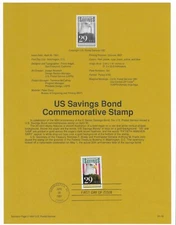 STAMP SCOTT 2534 "US Savings Bonds - Bald Eagle" 29 CENT 1991 FDC - C