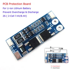 2S 8A 7.4V 8.4V w/Balance Li-ion Lithium 18650 Battery BMS Protection PCB Board