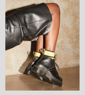 Dr. Martens Church Platform Monkey Boots Church Vintage Monkey Boots in Black | Dr. Martens main image 4