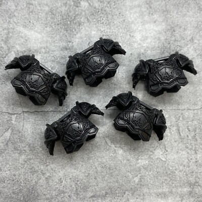5pack Elf Knight Armor Black Blocks Accessories for Minifigures C50947