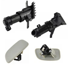 L/R Headlight Washer Spray Nozzle Jet Cover Cap For Subaru Forester 2005-2008