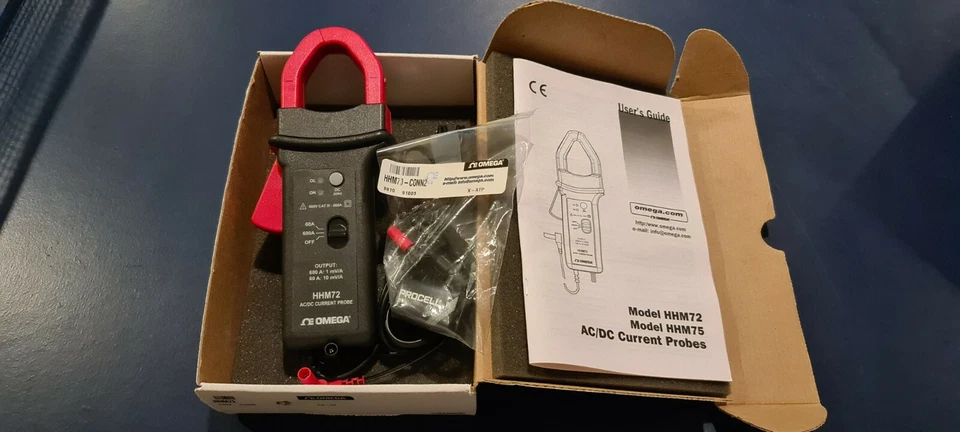 Omega HHM72 AC/DC Current Probe New in Box made in USA normal price $349.00 - Image 2 of 3
