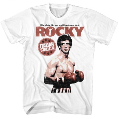 Rocky His Whole Life Was A Million To One Shot Italian Stallion Men's T Shirt