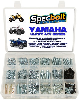 250pc YAMAHA UTILITY ATV Bolt Kit Kodiak Grizzly Big Bear Tracker Wolverine 4x4