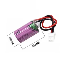 for Tadiran TL-5902 3.6V 1/2 AA 1200mah Battery with Plug Non-rechargeable NEW