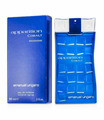 Apparition Cobalt Homme by Emanuel Ungaro Men 3 oz Eau de Toilette Spray SEALED