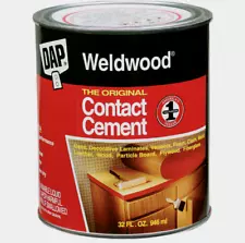 New!! DAP WELDWOOD High Strength Rubber The Original CONTACT CEMENT 1 Quart