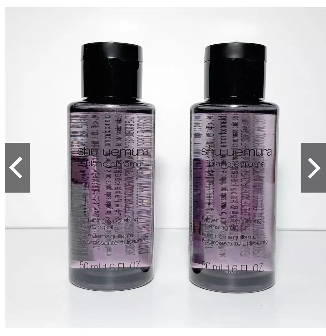 Shu Uemura blanc:chroma lightening &amp; polishing cleansing oil 100ml =  50ml x 2 | eBay