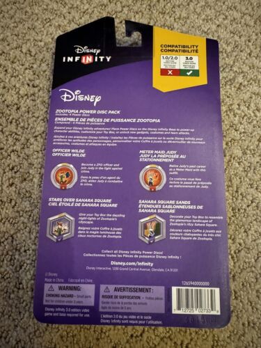 DISNEY INFINITY 3.0 Zootopia Power Disc Set Confezione A Mano Spedito Oggi In Mano - Foto 2 di 2