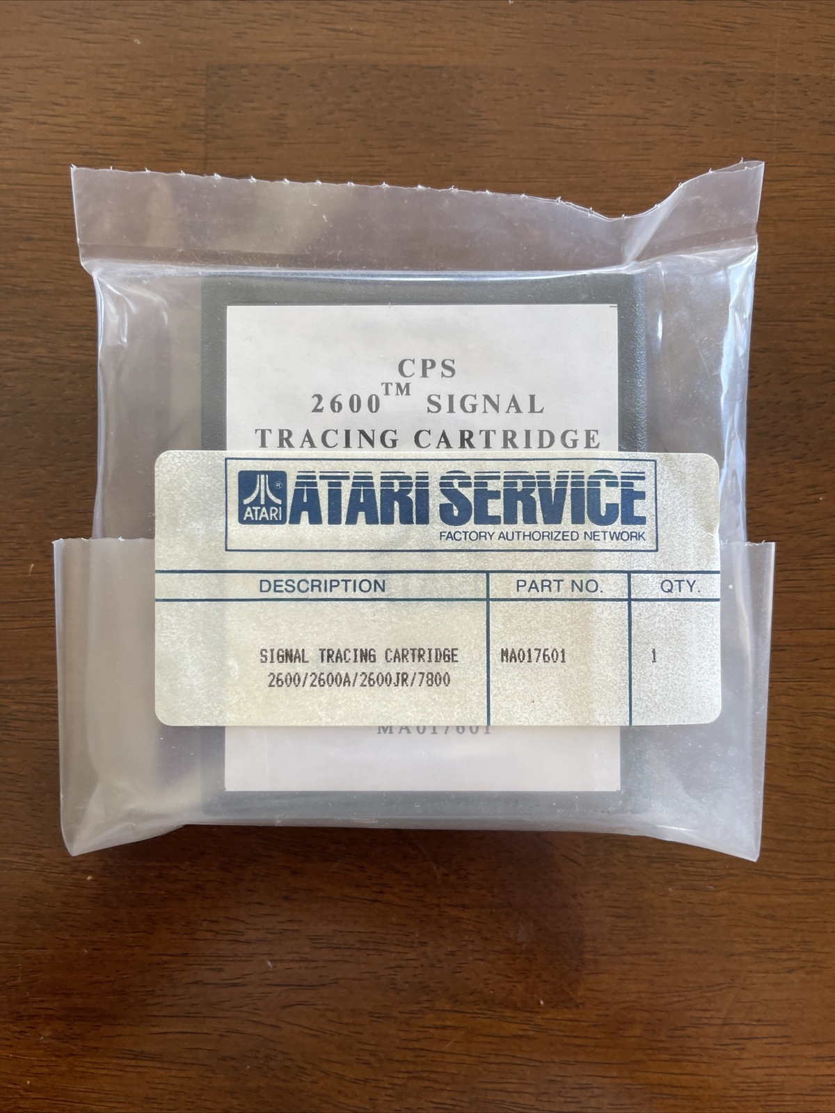 Atari CPS 2600 signal tracing cartridge MA017601 - New/sealed