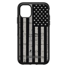 OtterBox Symmetry for Apple iPhone Pick Model Black Grey US Flag United States