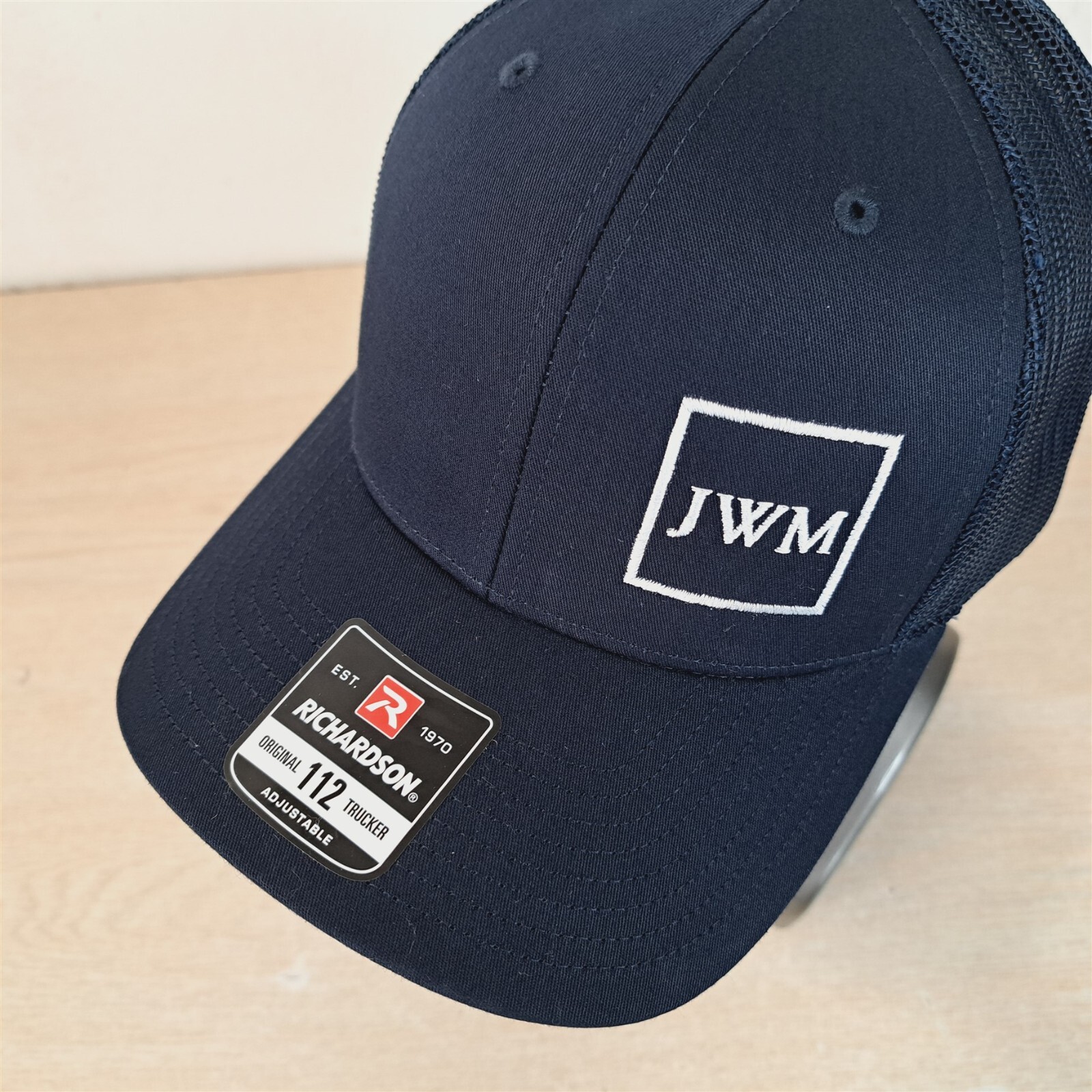 JWM INITIALS/MONOGRAM ADJUSTABLE SNAPBACK TRUCKER… - image 10