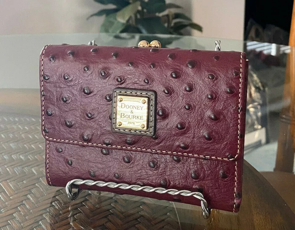 Louis Vuitton Zippy Wallet Ostrich Leather Burgundy - Sale