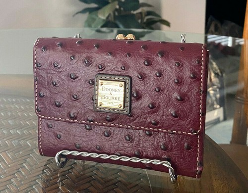 dooney and bourke burgundy wallet