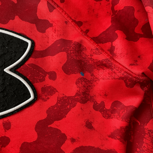 Under armour storm youth L loose fit pullover camo print hoodie red/black - Picture 4 of 7