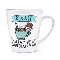 Beware VerrüCkte HeißE Schokolade Mann 341Ml Latte Becher Scherz Vatertag Freund