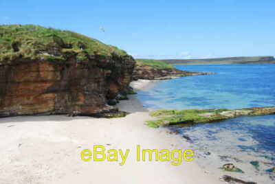 Foto 6x4 Meereshöhlen am Eday, gegenüber dem Kalb von Eday Calfsound schön l c2009