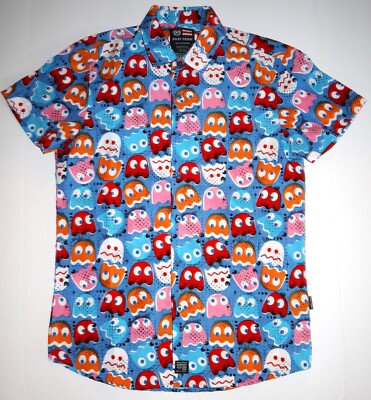 NEW MEN'S PAC-MAN PHAT FARM SHORT SLEEVE SHIRT SIZE MEDIUM | eBay