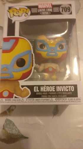 Funko Pop! Marvel Lucha Libre Edición - El Heroe Invicto #709 Vinilo Bobble-head 