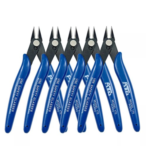 1-10x Flush Side Cutter Precision Wire Snips Pliers Tool Diagonal Mini Cutters - Picture 14 of 15
