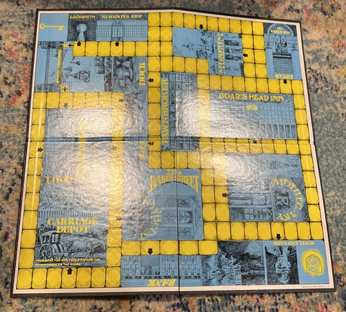 221B Baker Street: The Master Detective Game 1977 Sherlock Holmes Hansen Games - Foto 5 di 5