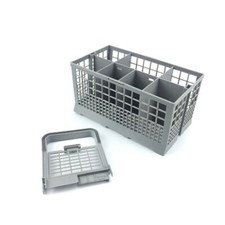 Universal Dishwasher  Part Cutlery Replacement Basket Storage Box Accessory-Grey
