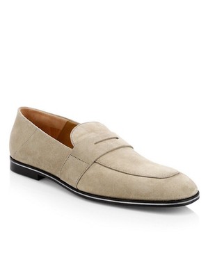hugo boss safari suede loafers