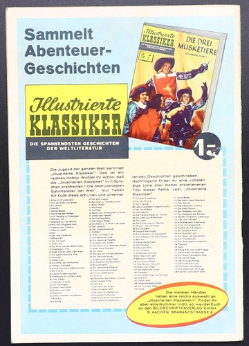 ILLUSTRIERTE KLASSIKER ab Nr 5 Auswahl original BSV Verlag Comic Heft nach Roman - Bild 13 von 29